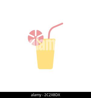 juice drink icon or sign design illustration Stock Vector