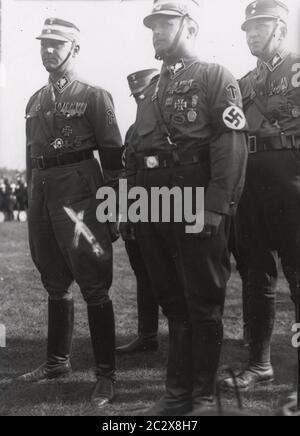 Pictures from the 1933 Nazi Party Rally in Nuremberg - Viktor Lutze Heinrich Hoffmann Photographs 1933 Adolf Hitler's official photographer, and a Nazi politician and publisher, who was a member of Hitler's intimate circle. Stock Photo