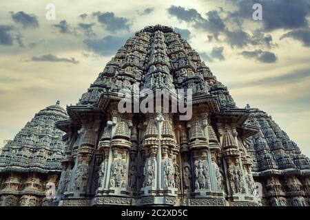 Chennakesava Temple at Somanathapura, Karnataka, India Stock Photo