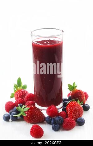 Red Smoothie Stock Photo