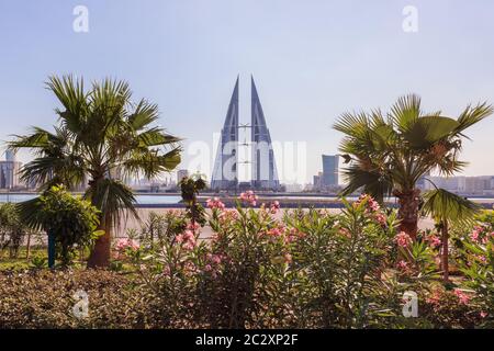 World Trade Center or BWTC Building, Kingdom of Bahrain Stock Photo