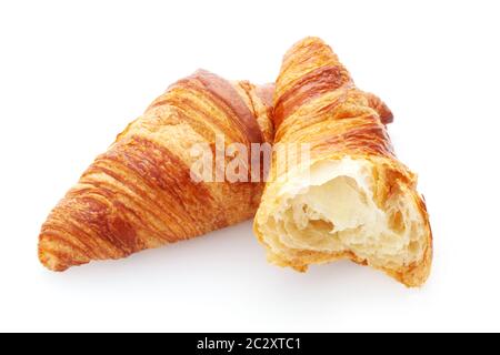 Butter Croissants Stock Photo