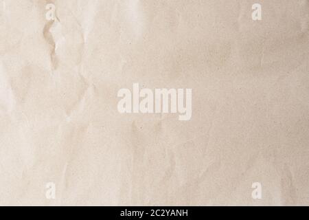 Plain brown eco paper texture in scrap canvas beige backdrop photo concept for letter craft design package box background. Pattern back of smooth parc Stock Photo