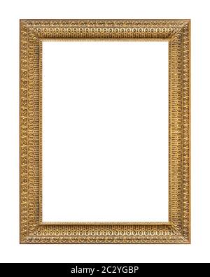 Old wooden picture frame Stock Photo