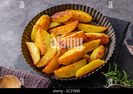 Original tikka chicken with hot sauce and butter, fresh garlic and herbs Stock Photo