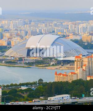 National stadium sport arena Singapore Stock Photo