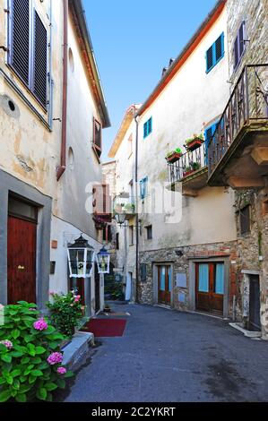 Italian medieval town Stock Photo