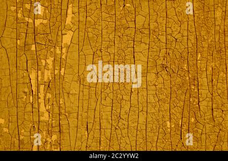 old wooden surface with cracked paint. Background Stock Photo