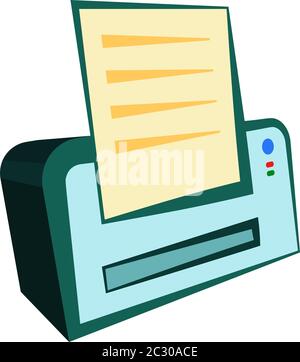 Printer Icon, Ink Jet, Laser Printer Vector Art Illustration Stock Vector