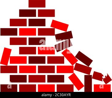 Brick Icon, Brick Vector Art Illustration Stock Vector