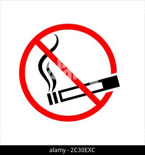 Cigarette Icon, Cigarette Vector Art Illustration Stock Vector