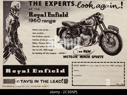 Royal Enfield 1950 Bullet Advert
