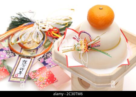 Decoration of Shimenawa. Japanese new year celebration object. Japanese