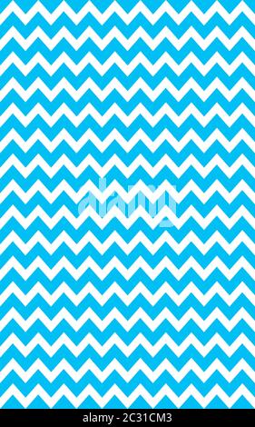 Zig Zag texture blue and white Stock Photo