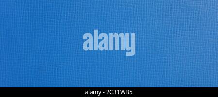 wide Blue leatherette texture useful as a background Stock Photo