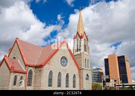 First Methodist Episcopal Church in Albuquerque,New Mexico,USA Stock Photo