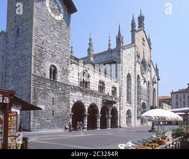 Como Cathedral (Cattedrale di Santa Maria Assunta), Como, Province of Como, Lombardy Region, Italy Stock Photo