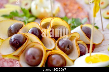 wll decorated party catering food,image Stock Photo