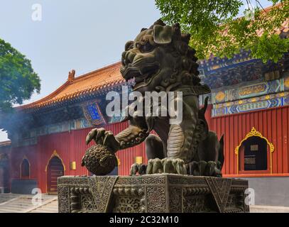 Lama Yonghe Temple in Beijing China Stock Photo