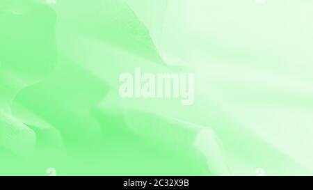 Watercolor green mint gradient abstract background, panoramic format Stock Photo