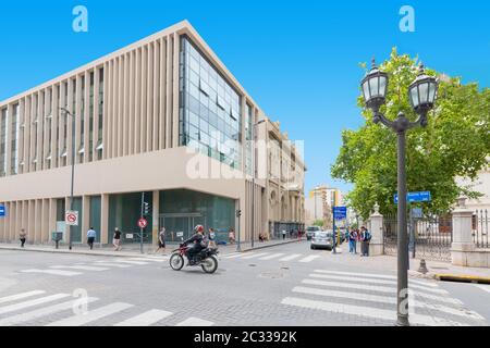 Argentina Cordoba modern and classic architecture in Buenos Aires avenue Stock Photo