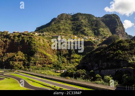 Portugal, Canary Islands on Madeira, Faial Stock Photo