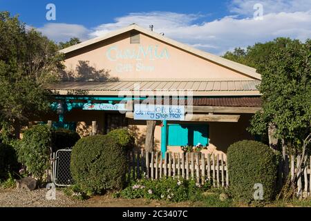 Gallery in Rancho de Taos,New Mexico,USA Stock Photo