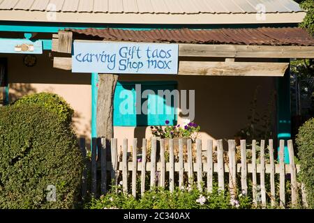 Gallery in Rancho de Taos,New Mexico,USA Stock Photo