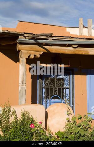 Gallery in Rancho de Taos,New Mexico,USA Stock Photo