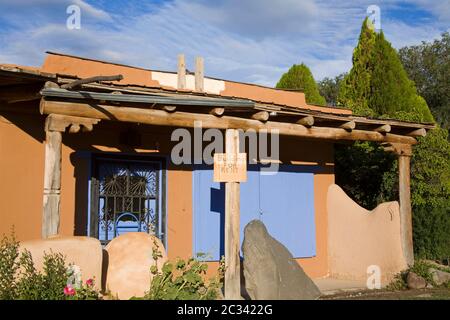 Gallery in Rancho de Taos,New Mexico,USA Stock Photo