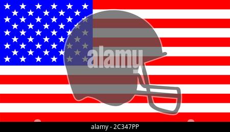 Football helmet Outline Sketch Stock Photo - Alamy