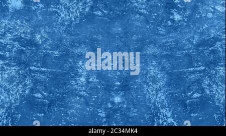 Grunge old vintage dirty shabby distressed pale faded dark blue texture background with uneven noise Stock Photo