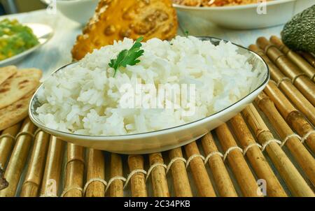 Kenyan Wali wa Nazi Stock Photo