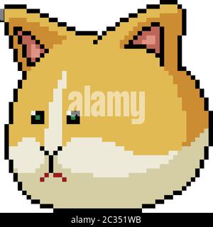 Cat pixel art Stock Vector Images - Alamy