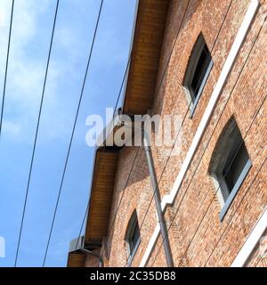 Old factory restored Stock Photo