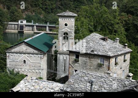 Isola Santa - The ancient medieval village. Tuscany , Italy Stock Photo