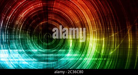 Emerging Technology Trends and Disruptive Technologies Concept Stock Photo