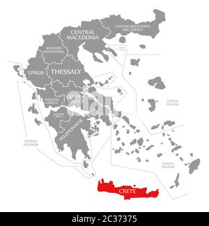 map of crete Stock Photo - Alamy