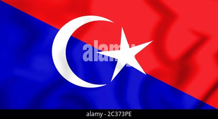 3d Flag Of Johor Bahru Johor Malaysia 3d Illustration Stock Photo Alamy