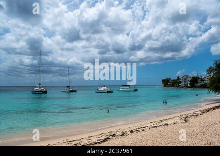 Batts Rock is located on the west coast of Barbados just a few minutes from the capital city of Bridgetown. Stock Photo