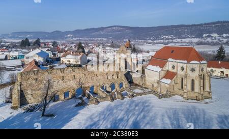 Carta, Romania. The old ruined cistercian abbey from Transylvania Stock Photo