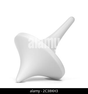 Spinning top toy. 3d illustration isolated on white background Stock Photo