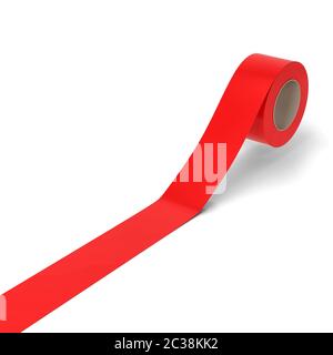 Blank scotch tape. 3d illustration isolated on white background Stock Photo