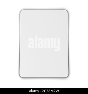 Blank Playing Cards Poker Other Games Illustration Isolated White