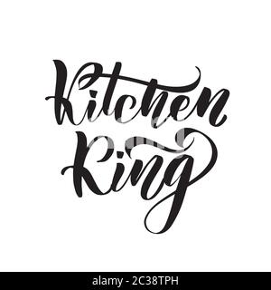 Vector calligraphy illustration isolated on white background. Stock Vector