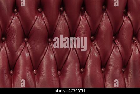Dark burgundy cherry red upholstery pattern background Stock Photo