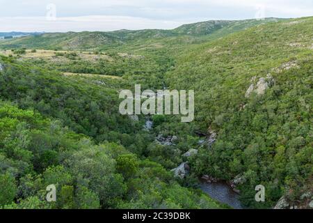 Natural park in the mountains of Villa Serrana, incredibly beautiful place Stock Photo