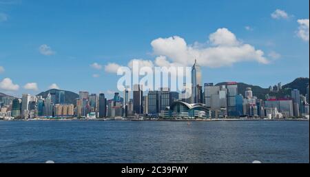 Victoria Harbor, Hong Kong 26 July 2019: Hong Kong City Stock Photo - Alamy