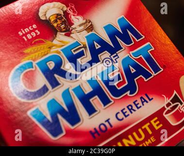 Chef Rastus Cream of Wheat, featuring Black chef.