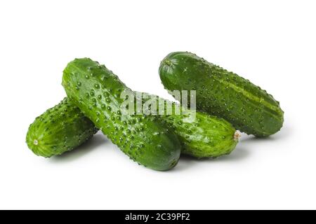 Fresh cucumbers Stock Photo